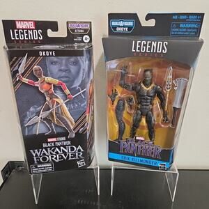 Erik Killmonger Black Panther & Okoye Marvel Legends Okoye, Attuma BAF